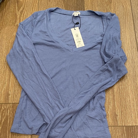 Garage Casual Blue and White Tops - Picture 2 of 3